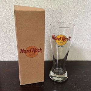 Hard Rock Cafe Paris Pilsner glass new in box